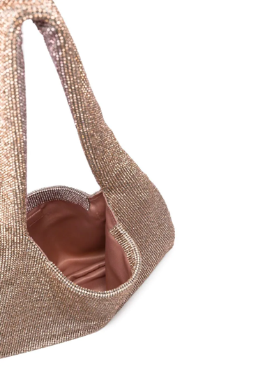 Shop Kara Crystal-embellished Shoulder Bag In Rosa