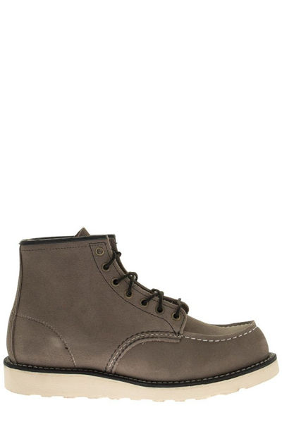 Shop Red Wing Shoes Red Wing Classic Moc Lace In Grey