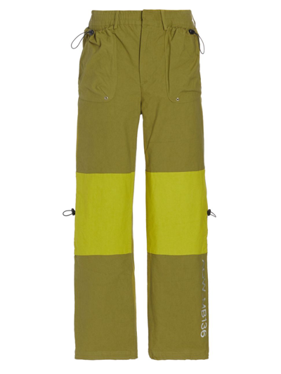 Shop A-cold-wall* Cotton Ripstop Pants In Olive