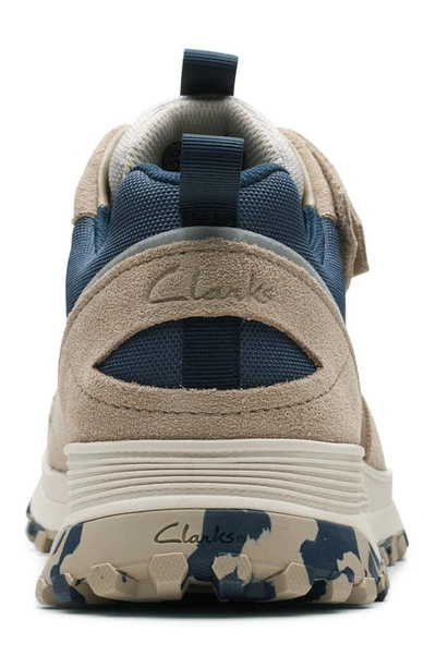 Shop Clarks Atl Trek Walk Waterproof Sneaker In Sand Combi