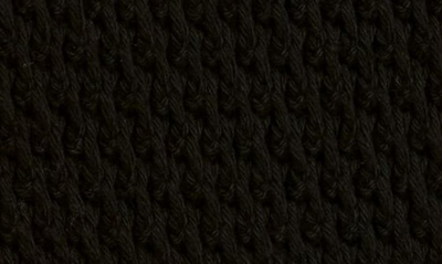 Shop Jason Wu Crocheted Stripe Organic Cotton Midi Dress In Black Multi