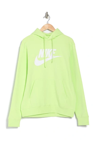 Shop Nike Sportswear Club Fleece Logo Hoodie In Ltlqlm/ltlqlm