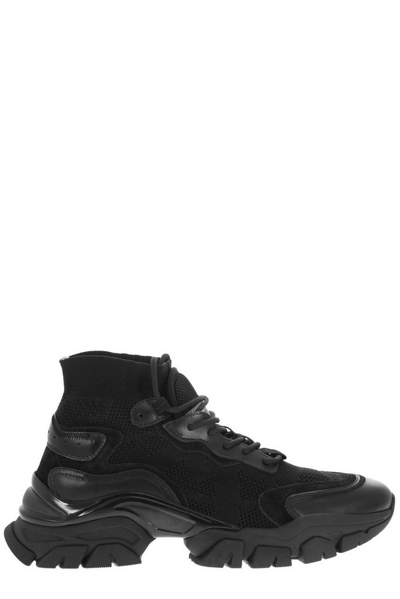 Shop Moncler Leave No Trace High Top Trainers In Black