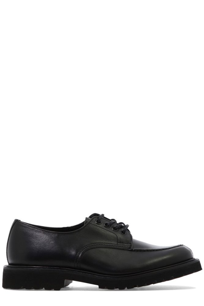 Shop Tricker's Kilsby Lace Up Derby Shoes In Black