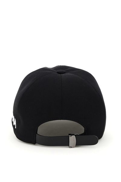Shop Dolce & Gabbana Baseball Cap With Logo Embroidery In Black