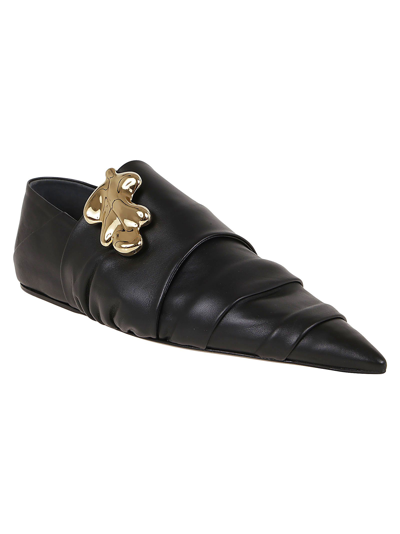 Shop Jil Sander Women's Black Other Materials Flats