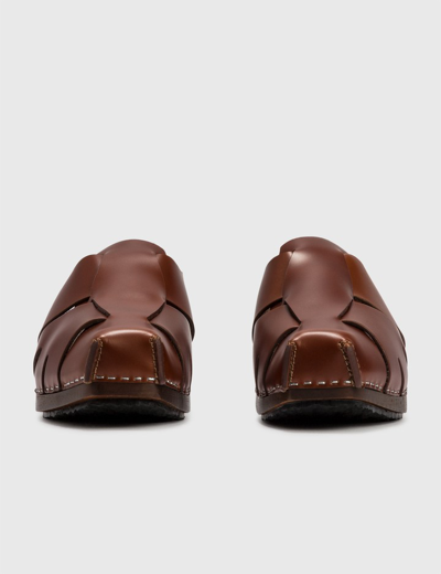 Shop Hereu Licia Clog In Brown