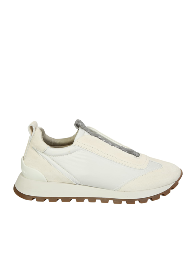 Shop Brunello Cucinelli Sneakers In White