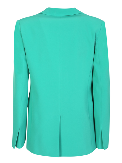 Liu •jo Liu Jo Womans Green Fabric Single-breasted Blazer In Green