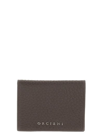 Shop Orciani Soft Leather Wallet In Marrone