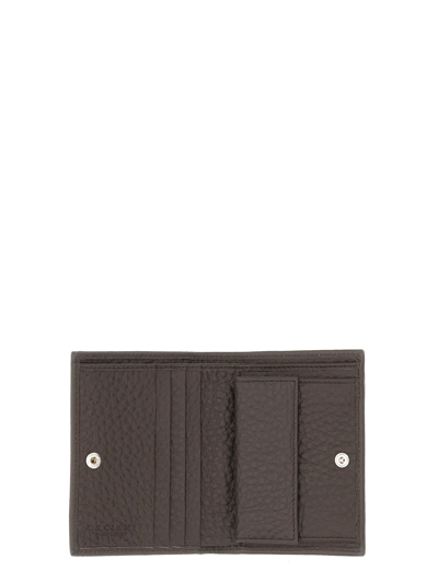 Shop Orciani Soft Leather Wallet In Marrone