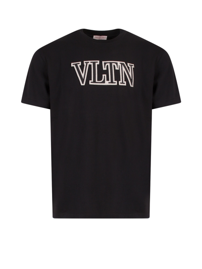 Shop Valentino T-shirt In Black