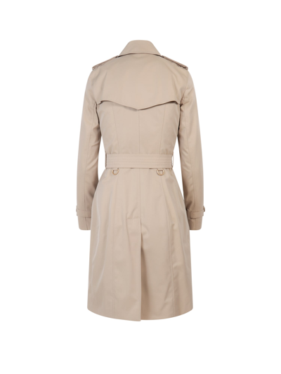Shop Burberry Chelsea Trench In Beige