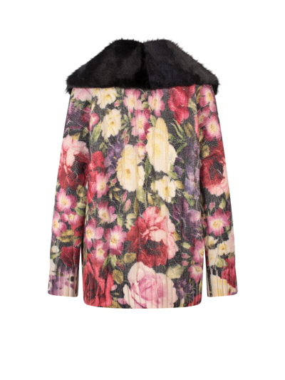 Shop Blumarine Cardigan In Multicolor