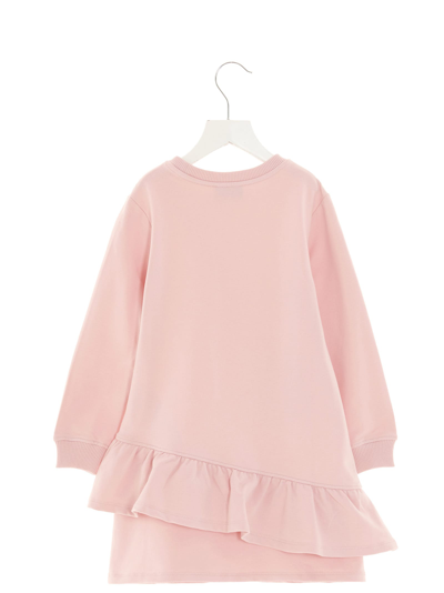 Shop Moschino Teddy Bear Dress In Pink