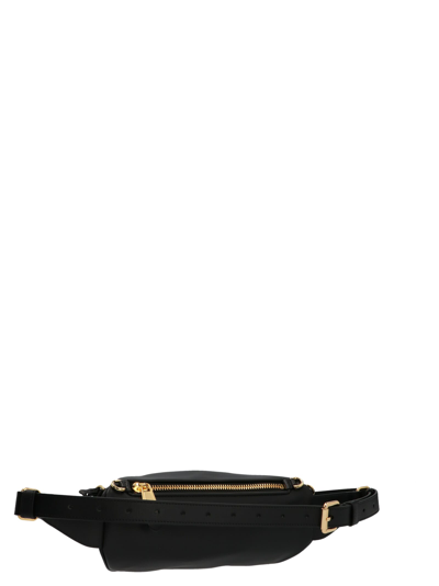 Shop Moschino Logo Fanny Pack In Black