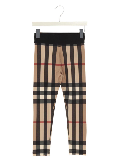 Shop Burberry Gina Leggings In Multicolor