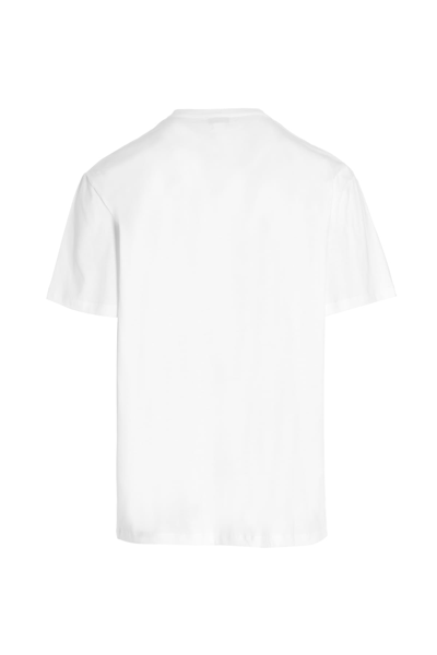 Shop Alexander Mcqueen Logo Tape T-shirt In White