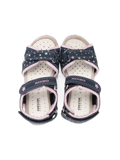 Geox Kids' Roxanne Double-strap Sandals In Blue | ModeSens
