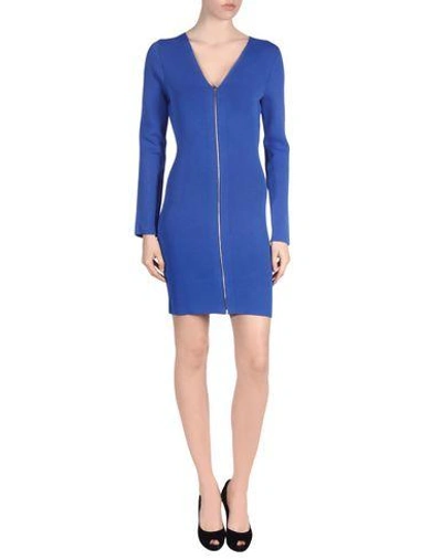 Shop Alexander Wang Short Dress In Bright Blue