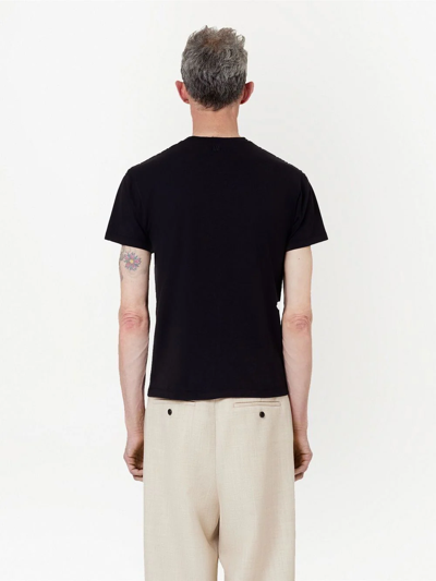 Shop Ami Alexandre Mattiussi Logo-print Short-sleeved T-shirt In Black