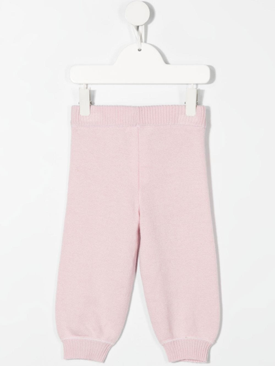 Shop Marni Wool Blend Tracksuit Bottoms In Pink