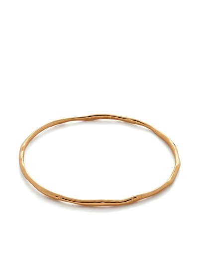 Shop Monica Vinader Siren Muse Bangle In Gold