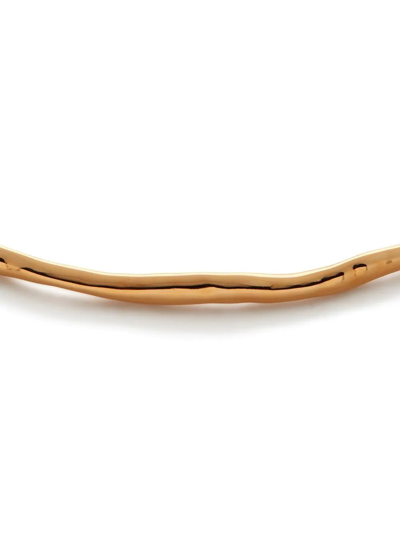 Monica Vinader Gold Siren Muse Bangle In Gold