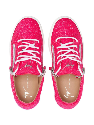 Giuseppe Zanotti Gail Glitter In Pink