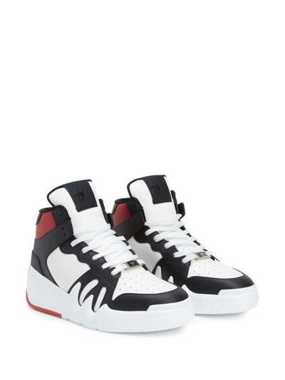 Shop Giuseppe Zanotti Talon High-top Sneakers In Red