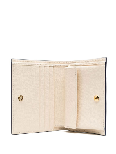 Marni Logo-print Bi-fold Wallet In Neutrals