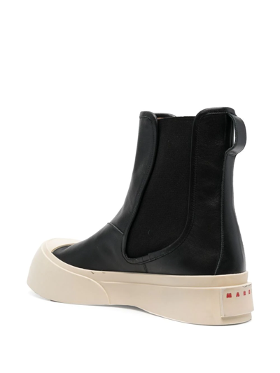 Marni Black Pablo Chelsea Boots In Black