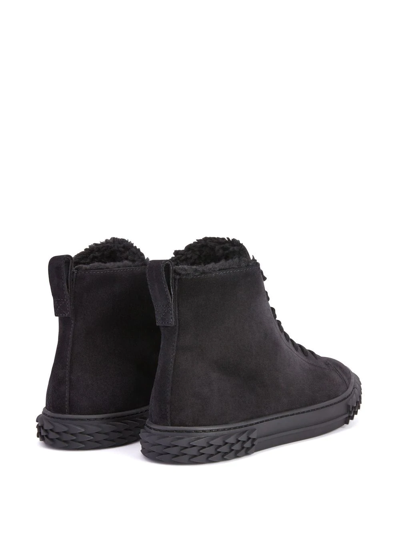 Giuseppe Zanotti Ecoblabber High-top Sneakers In Black