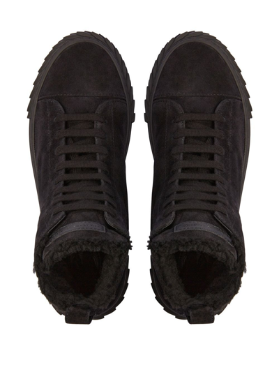 Shop Giuseppe Zanotti Ecoblabber High-top Sneakers In Black