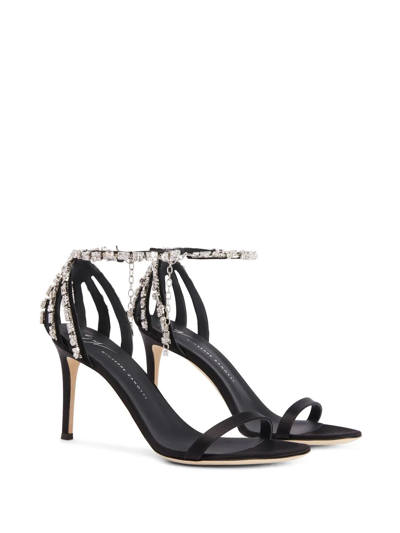 Giuseppe Zanotti Adele Crystal In Black