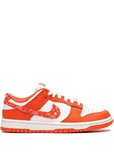 Shop Nike Dunk Low Ess "orange Paisley" Sneakers