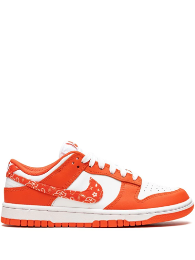 Nike Dunk Low Ess "orange Paisley" Sneakers In Orange