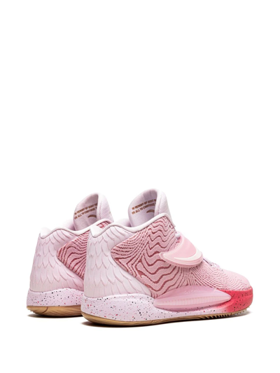 Nike Kd14 Seasonal High-top Sneakers In Pink