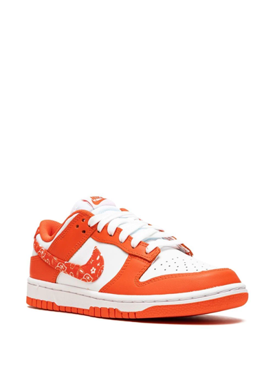 Nike Dunk Low Ess "orange Paisley" Sneakers In Orange