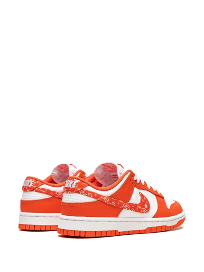 Nike Dunk Low Ess "orange Paisley" Sneakers In Orange