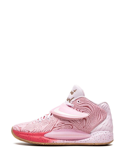 Shop Nike Kd14 Seasonal "aunt Pearl" Sneakers In Pink