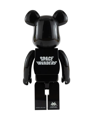 Shop Medicom Toy X Space Invaders Be@rbrick Figure In Black