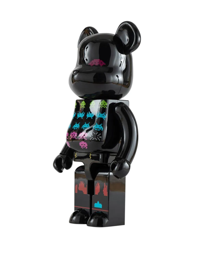 Medicom Toy X Space Invaders Be@rbrick 1000% Figure In Black