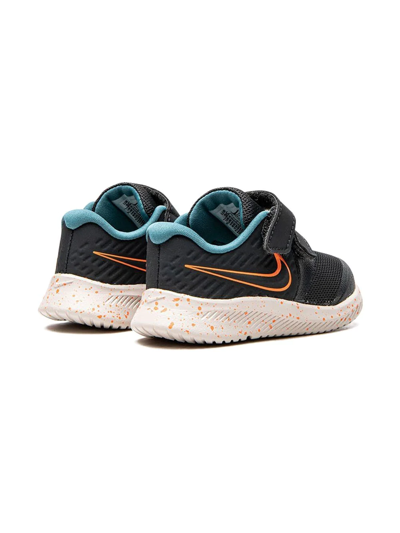 Nike Star Runner 2 Touch-strap Sneakers In Grey