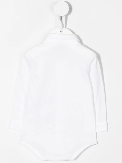 Shop Il Gufo Cotton Shirt Body In White