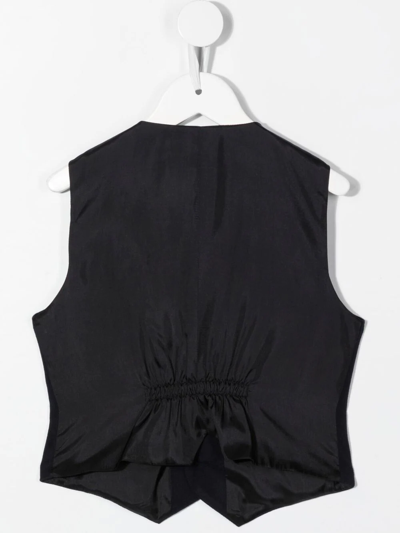 Il Gufo Single-breasted Fitted Waistcoat In Blue
