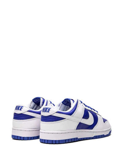 Shop Nike Dunk Low "racer Blue White" Sneakers In Purple