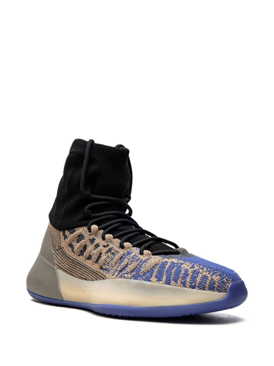 Adidas Originals Yeezy Basketball Knit Sneakers In Brown
