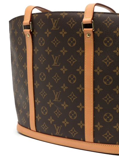 Louis Vuitton Monogram Babylon Tote Bag color brown used from japan TES23