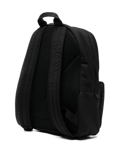 Shop Kenzo Embroidered-logo Backpack In Black